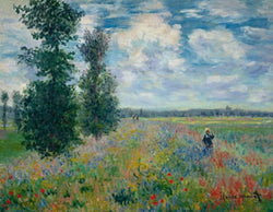 Affiche Art Claude Monet - Les Coquelicots 90x70cm