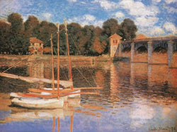 Affiche Art Claude Monet - Il ponte di Argenteuil 80x60cm