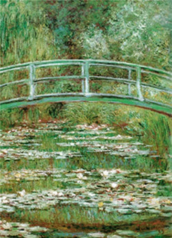 Affiche Art Claude Monet - Lo stagno delle ninfee 60x80cm