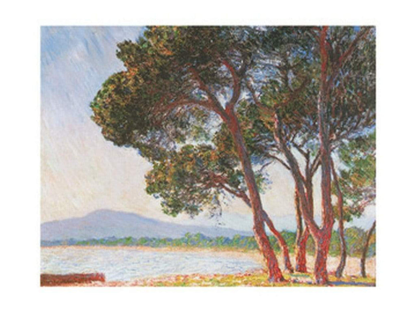 Affiche Art Claude Monet - La plage de Juan-Les-Pins 80x60cm