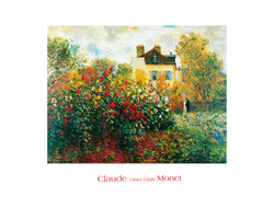 Affiche Art Claude Monet - The Artist's Garden 70x50cm