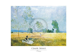 Affiche Art Claude Monet - Printemps 70x50cm