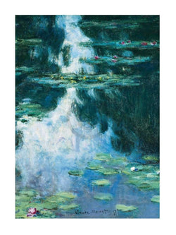 Affiche Art Claude Monet - Water Lilies 60x80cm