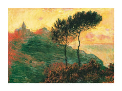 Affiche Art Claude Monet - The Church at Varengeville 80x60cm