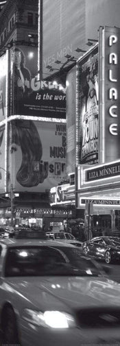 Affiche Art Alan Copson - Times Sqare at night, New York 33x95cm