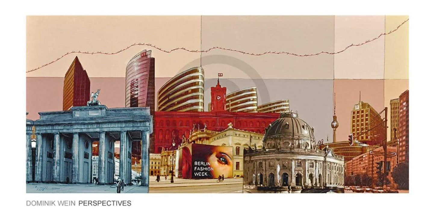 Affiche Art Dominik Wein - Berlin II 100x50cm