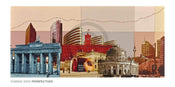 Affiche Art Dominik Wein - Berlin II 100x50cm