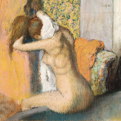 Affiche Art Edgar Degas - Frau nach dem Bade 80x60cm