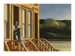 Affiche Art Edward Hopper Sunlight on Brownstones 40x30cm