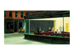 Affiche Art Edward Hopper Nighthawks 40x30cm