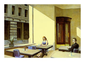 Affiche Art Edward Hopper Sunlight in a Cafeteria 40x30cm