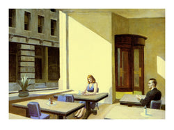 Affiche Art Edward Hopper Sunlight in a Cafeteria 40x30cm
