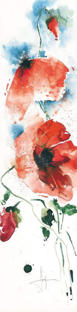 Affiche Art Ekkehard Hofmann - Mohn I 20x99cm