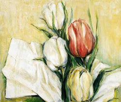 Affiche Art Elisabeth Krobs - Tulipa Antica 117x98cm