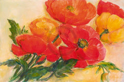 Affiche Art Elisabeth Krobs - Splendid Poppies 100x70cm