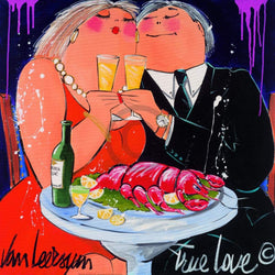 Affiche Art El van Leersum - True Love 70x70cm
