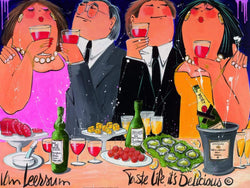 Affiche Art El van Leersum - It`s delicious 80x60cm