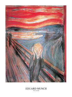 Affiche Art Edvard Munch - The Scream 60x80cm