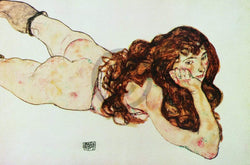 Affiche Art Egon Schiele - Nudo di ragazza 90x60cm