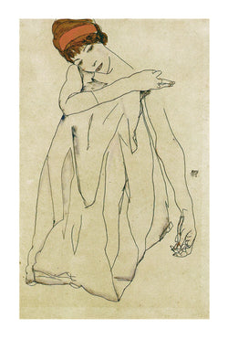 Affiche Art Egon Schiele - Die Tänzerin 50x70cm