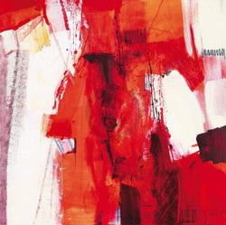 Affiche Art Francesco Cusumano - Rosso Astratto 70x70cm
