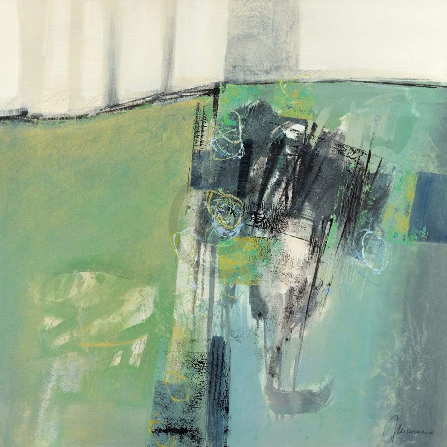 Affiche Art Francesco Cusumano - Prato I 70x70cm