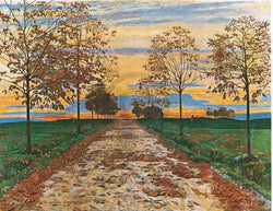 Affiche Art Ferdinand Hodler - Herbstabend 1892 60x48cm