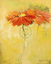 Affiche Art Elena Filatov - Feldblumen I 40x50cm