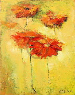 Affiche Art Elena Filatov - Feldblumen II 40x50cm