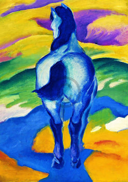 Affiche Art Franz Marc - Blaues Pferd II 70x100cm