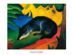 Affiche Art Franz Marc - Fuchs 80x60cm