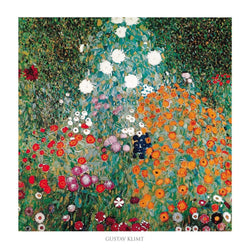 Affiche Art Gustav Klimt - Giardino fiorito 70x70cm