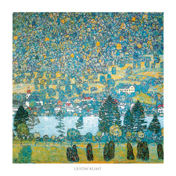 Affiche Art Gustav Klimt - Pendio montano a Unterach 70x70cm