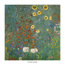 Affiche Art Gustav Klimt - Il giardino di compagna 70x70cm