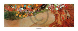 Affiche Art Gustav Klimt - Acqua Mossa 50x20cm