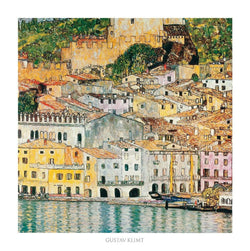 Affiche Art Gustav Klimt - Malcesine 70x70cm