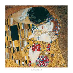 Affiche Art Gustav Klimt - Il bacio 70x70cm