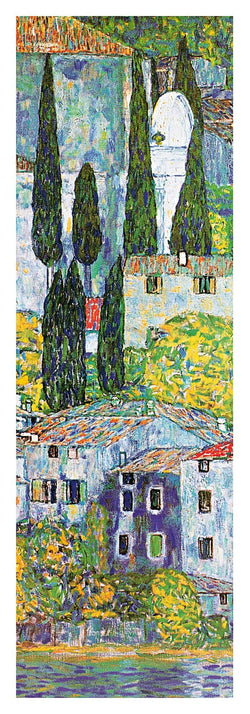 Affiche Art Gustav Klimt - Chiesa a cassone sul garda 35x100cm