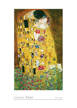 Affiche Art Gustav Klimt - Der Kuss 50x70cm