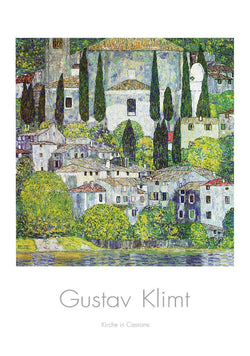 Affiche Art Gustav Klimt - Kirche in Cassone 70x100cm