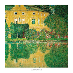 Affiche Art Gustav Klimt - Schlosskammer on Attersee 70x70cm