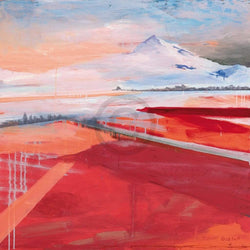 Affiche Art Stefan Gibson - Berg 98x98cm