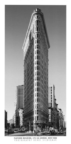Affiche Art Henri Silberman - Flatiron Building 50x100cm