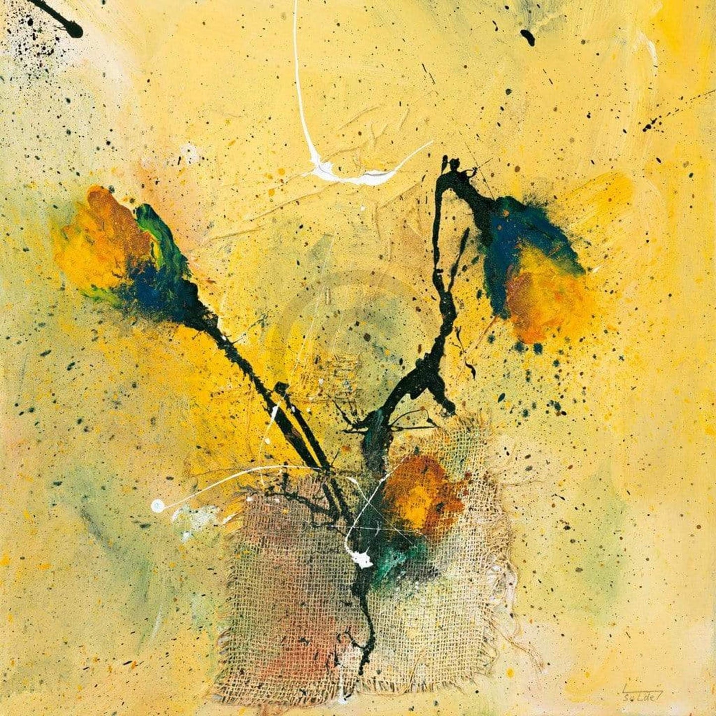Affiche Art Isolde Folger - Blüten I 70x70cm
