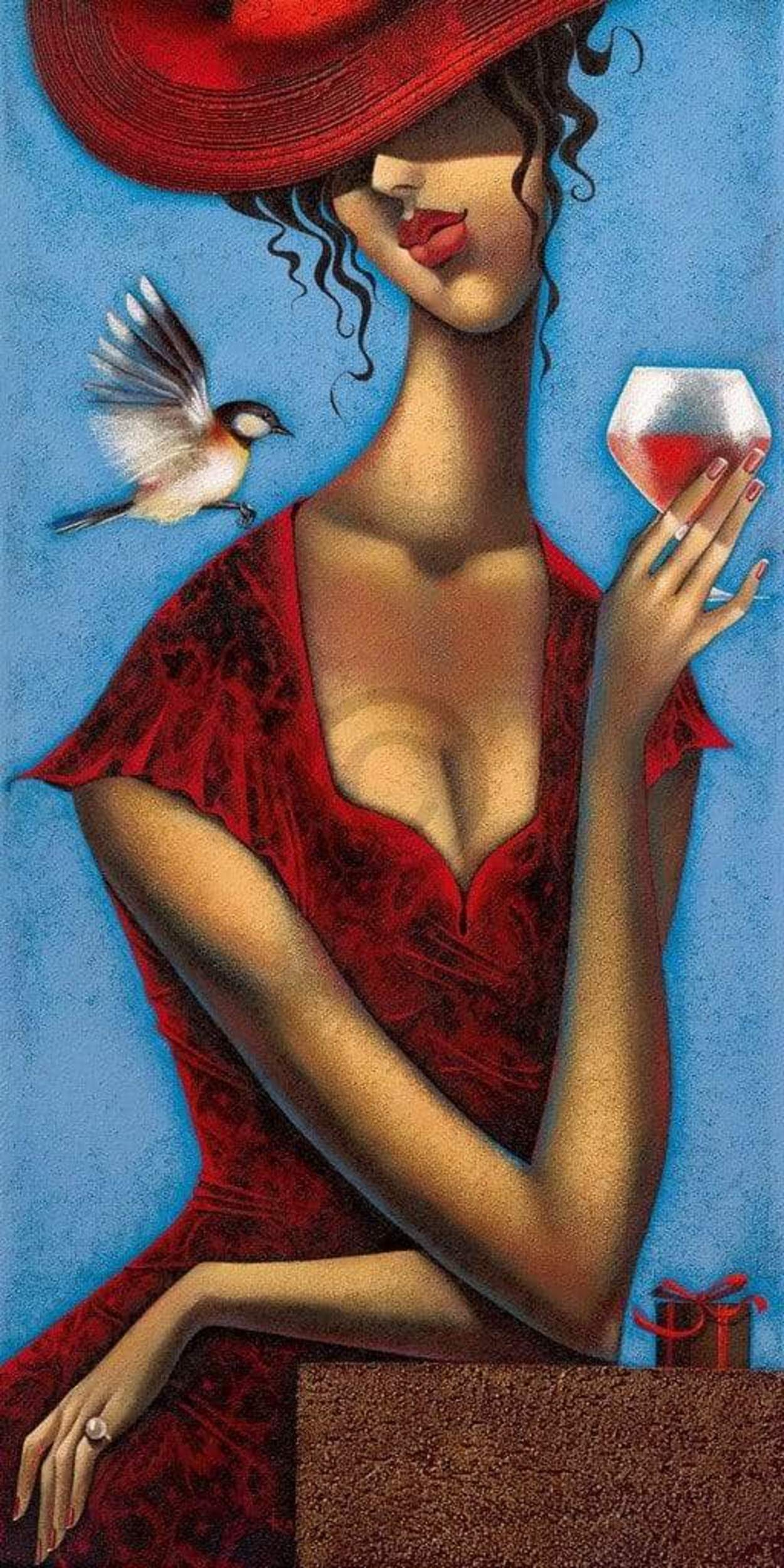 Affiche Art Ira Tsantekidou - Rose d'Anjou 2 50x100cm