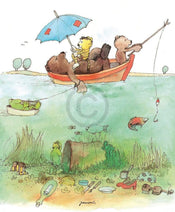 Affiche Art Janosch - Bootsfahrt 48x58cm