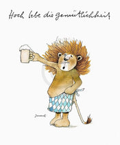 Affiche Art Janosch - Gemütlichkeit 48x58cm