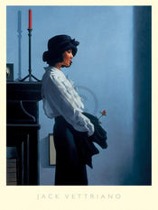 Affiche Art Jack Vettriano - Valentine Rose 60x80cm