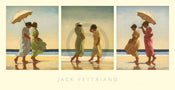 Affiche Art Jack Vettriano - Summer Days Triptychon 70x36cm