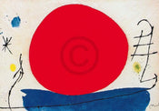 Affiche Art Joan Miro - Senza titolo 100x70cm